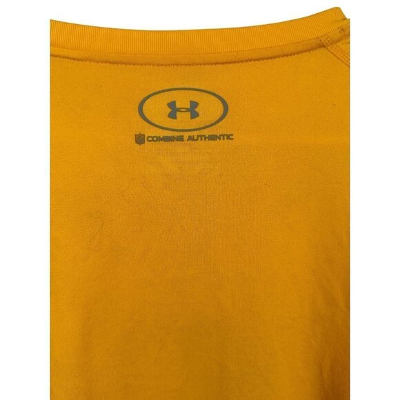 NFL Under Armour, Steelers yellow short sleeve T-shirt, size 2XL - Picture 3 of 6